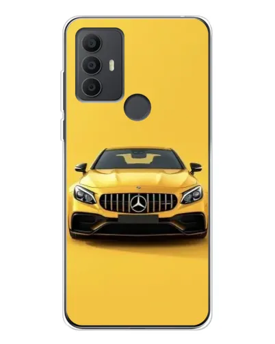 Чехол для TCL 306 с картинкой «Желтый Mercedes GT»