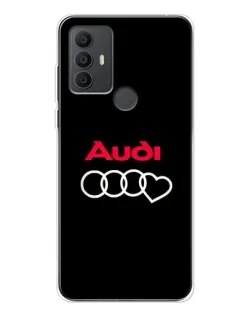 Чехол для TCL 306 с картинкой «Логотип Audi Heart»