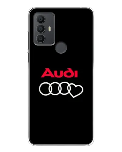 Чехол для TCL 306 с картинкой «Логотип Audi Heart» Чехол для TCL 306 с картинкой «Логотип Audi Heart»