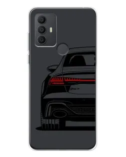 Чехол для TCL 306 с картинкой «Задняя часть Audi — арт»