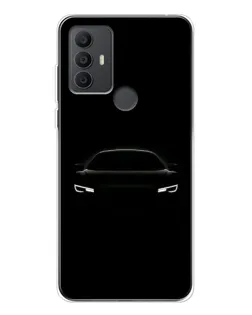 Чехол для TCL 306 с картинкой «Взгляд Audi в темноте»