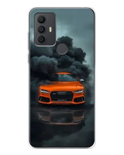 Чехол для TCL 306 с картинкой «Audi в облаках дыма» Чехол для TCL 306 с картинкой «Audi в облаках дыма»