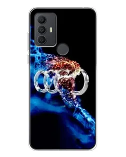 Чехол для TCL 306 с картинкой «Энергия лого Audi»