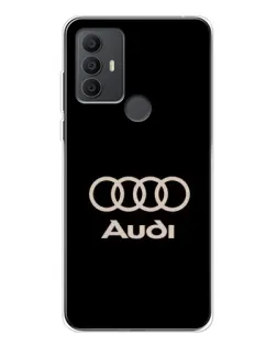 Чехол для TCL 306 с картинкой «Audi — золотой логотип»