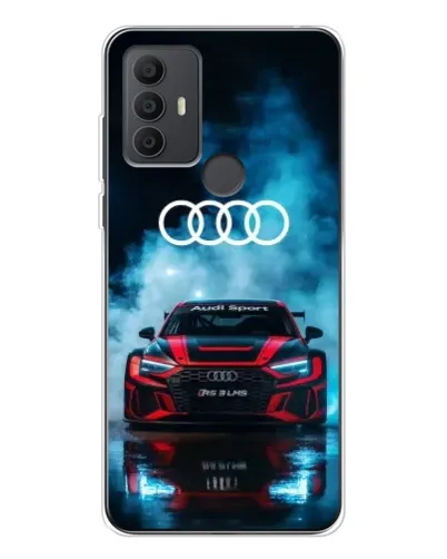 Чехол для TCL 306 с картинкой «Audi Sport — неон» Чехол для TCL 306 с картинкой «Audi Sport — неон»