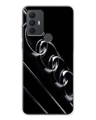 Чехол для TCL 306 с картинкой «Audi — абстрактные кольца» Чехол для TCL 306 с картинкой «Audi — абстрактные кольца»