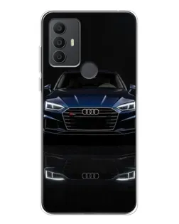 Чехол для TCL 306 с картинкой «Audi — ночное отражение»
