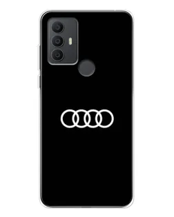 Чехол для TCL 306 с картинкой «Audi White Logo»