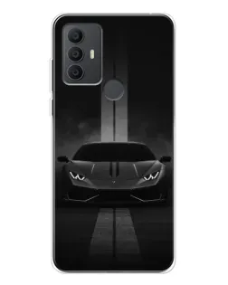 Чехол для TCL 306 с картинкой «Lamborghini симметрия дорог»