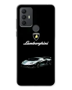 Чехол для TCL 306 с картинкой «Логотип Lamborghini классика»