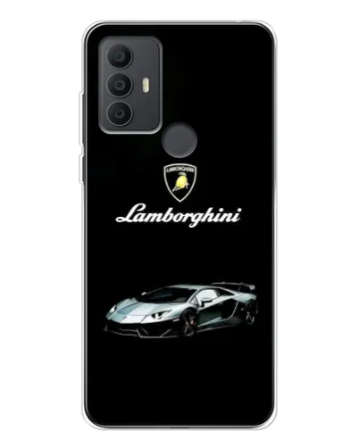 Чехол для TCL 306 с картинкой «Логотип Lamborghini классика»