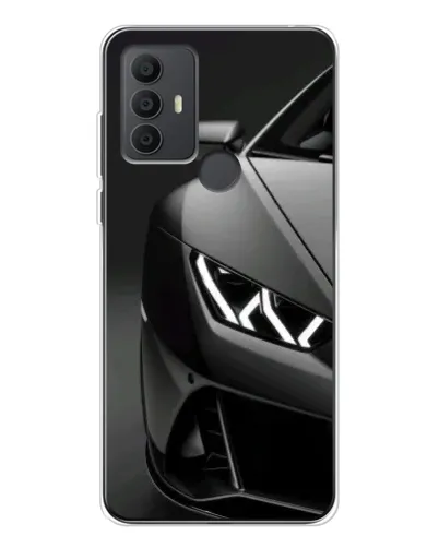 Чехол для TCL 306 с картинкой «Lamborghini фары детализация»