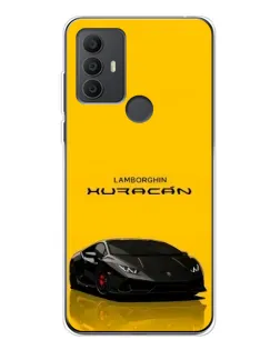 Чехол для TCL 306 с картинкой «Lamborghini Huracan черный»