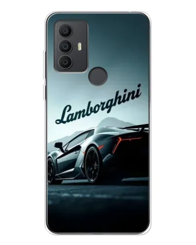 Чехол для TCL 306 с картинкой «Классическая надпись Lamborghini»