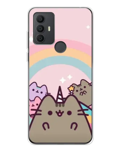 Чехол для TCL 306 с картинкой «Единорог Pusheen»