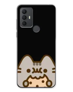 Чехол для TCL 306 с картинкой «Пушин на черном»
