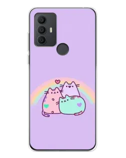 Чехол для TCL 306 с картинкой «Радужные Пушины»