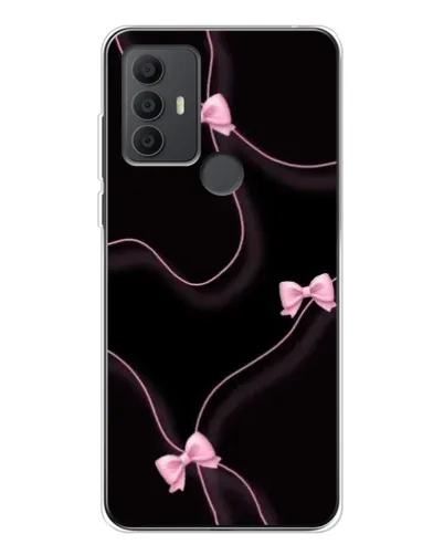 Чехол для TCL 306 с картинкой «Розовые ленты» Чехол для TCL 306 с картинкой «Розовые ленты»