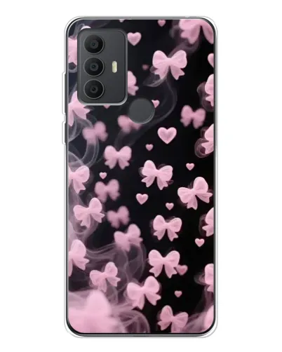 Чехол для TCL 306 с картинкой «Неоновое кружево» Чехол для TCL 306 с картинкой «Неоновое кружево»