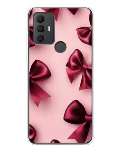 Чехол для TCL 306 с картинкой «Бордовый атлас» Чехол для TCL 306 с картинкой «Бордовый атлас»
