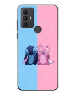 Чехол для TCL 306 с картинкой «Stitch и Angel Love» Чехол для TCL 306 с картинкой «Stitch и Angel Love»