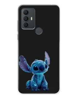 Чехол для TCL 306 с картинкой «Стич на черном» Чехол для TCL 306 с картинкой «Стич на черном»