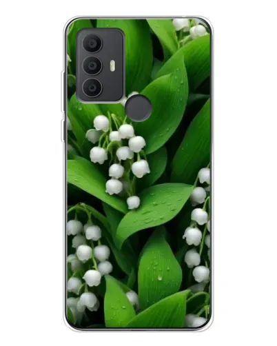 Чехол для TCL 306 с картинкой «Ландыши в зелени» Чехол для TCL 306 с картинкой «Ландыши в зелени»