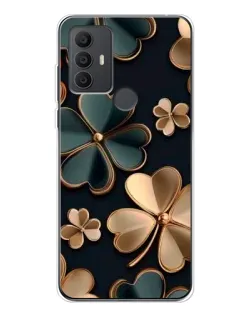 Чехол для TCL 306 с картинкой «Клевер в золоте»