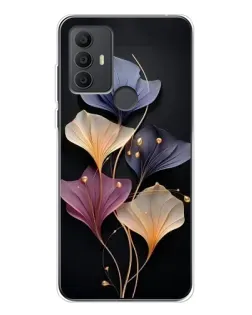 Чехол для TCL 306 с картинкой «Лиловые цветы грации»