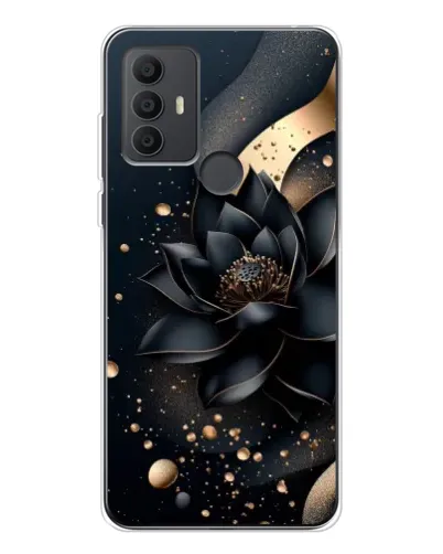 Чехол для TCL 306 с картинкой «Черный лотос» Чехол для TCL 306 с картинкой «Черный лотос»