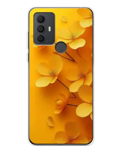 Чехол для TCL 306 с картинкой «Золотые лепестки» Чехол для TCL 306 с картинкой «Золотые лепестки»