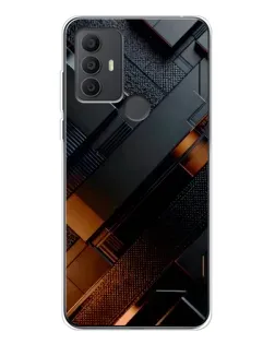 Чохол для TCL 306 з картинкою «Чорні геометричні блоки» Чохол для TCL 306 з картинкою «Чорні геометричні блоки»