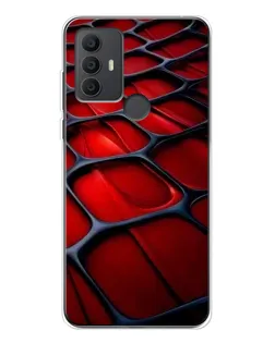 Чохол для TCL 306 з картинкою «Червона глянцева сітка» Чохол для TCL 306 з картинкою «Червона глянцева сітка»