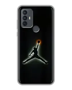 Чехол для TCL 30E с картинкой «Jordan Gradient Logo» Чехол для TCL 30E с картинкой «Jordan Gradient Logo»