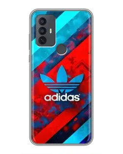Чехол для TCL 30E с картинкой «Абстракция Adidas»