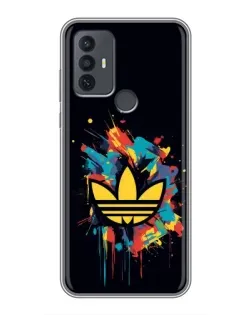 Чехол для TCL 30E с картинкой «Adidas Splash»