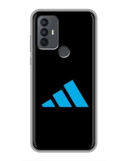 Чехол для TCL 30E с картинкой «Adidas Cyan Logo»