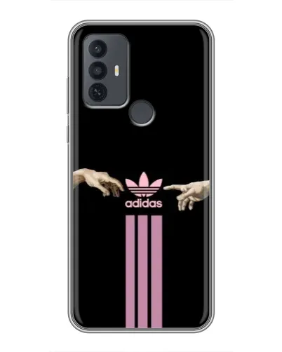Чехол для TCL 30E с картинкой «Adidas Hands» Чехол для TCL 30E с картинкой «Adidas Hands»