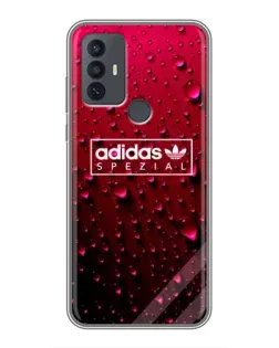 Чехол для TCL 30E с картинкой «Adidas Gold Marble»