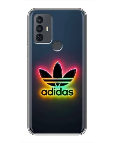 Чехол для TCL 30E с картинкой «Неоновый Adidas» Чехол для TCL 30E с картинкой «Неоновый Adidas»