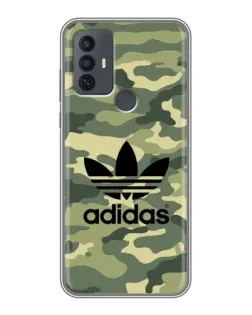 Чехол для TCL 30E с картинкой «Милитари стиль Adidas»