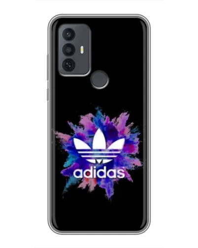 Чехол для TCL 30E с картинкой «Взрыв красок Adidas» Чехол для TCL 30E с картинкой «Взрыв красок Adidas»