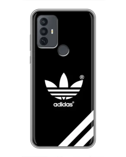 Чехол для TCL 30E с картинкой «Adidas с диагональными полосами» Чехол для TCL 30E с картинкой «Adidas с диагональными полосами»