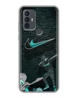 Чехол для TCL 30E с картинкой «Спортивный арт Nike» Чехол для TCL 30E с картинкой «Спортивный арт Nike»