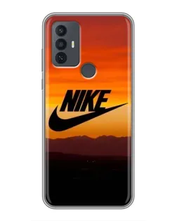 Чехол для TCL 30E с картинкой «Nike — вечерний горизонт»