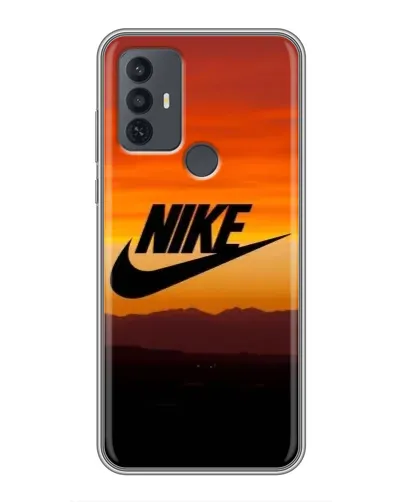 Чехол для TCL 30E с картинкой «Nike — вечерний горизонт»