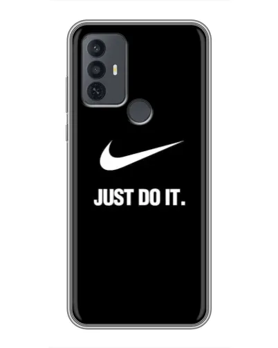 Чехол для TCL 30E с картинкой «Классический принт Nike»