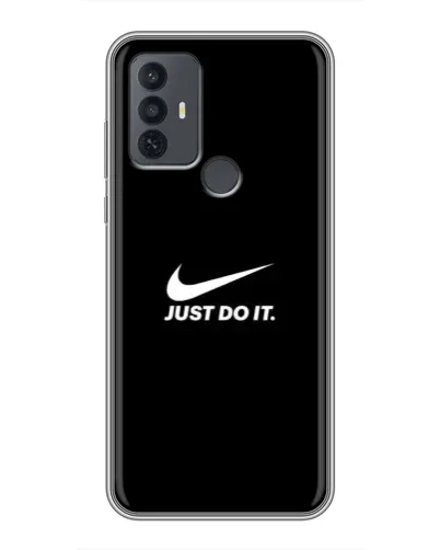 Чехол для TCL 30E с картинкой «Минимализм от Nike»