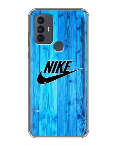 Чехол для TCL 30E с картинкой «Голубое дерево Nike»