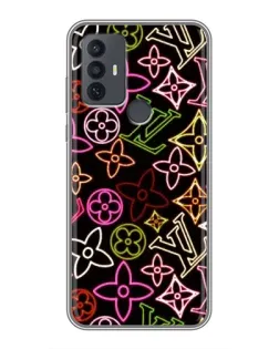 Чехол для TCL 30E с картинкой «Неоновый микс Nike» Чехол для TCL 30E с картинкой «Неоновый микс Nike»
